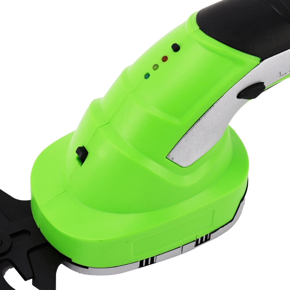2 in 1 Grass Hedge Trimmer Handheld Grass Shear Shrubber Trimmer 3.6V Electric Grass Cutter with Rechargeable Battery Dual Blade